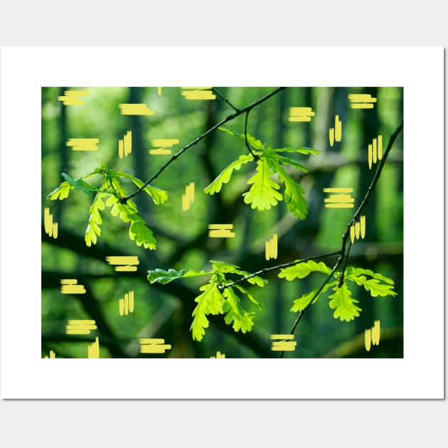 Green Forest Wall Art by AnjPrint